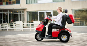 Afiscooter S3 3 Wheel Outdoor, Heavy-Duty Mobility Scooter