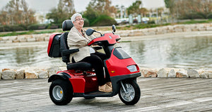 Afiscooter S3 3 Wheel Outdoor, Heavy-Duty Mobility Scooter