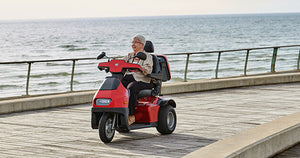 Afiscooter S3 3 Wheel Outdoor, Heavy-Duty Mobility Scooter