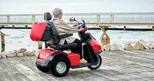 Afiscooter S3 3 Wheel Outdoor, Heavy-Duty Mobility Scooter