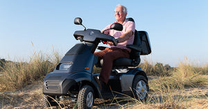 Afiscooter S4 - The Ultimate 4 Wheel Outdoor, Heavy-Duty Mobility Scooter